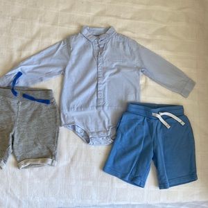 Shorts + shirt - 2 yrs old